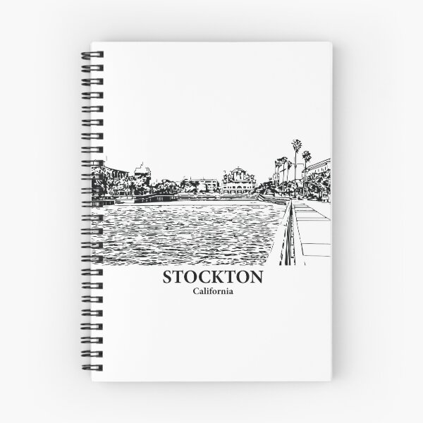 Item preview, Stockton – California designed and sold by Lakeric Cityscapes.
