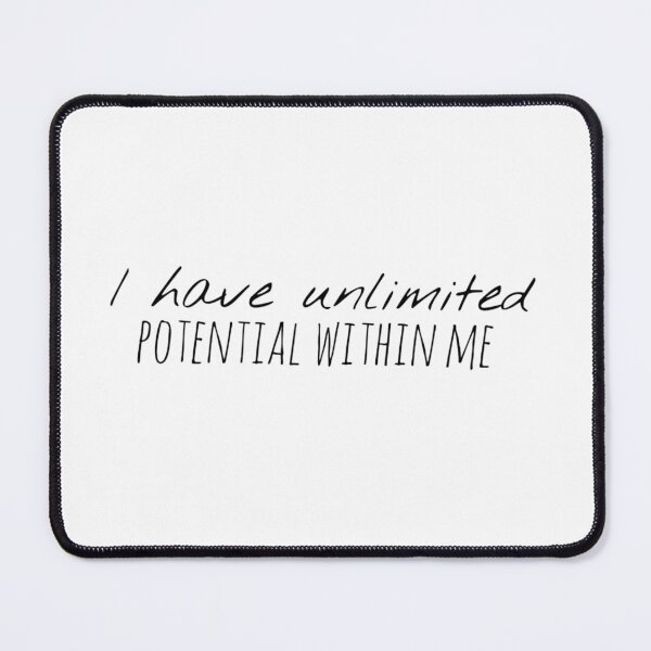 Item preview, I Have Unlimited Potential Within Me – Affirmation – Inner Power Typography Design designed and sold by Camila  Ardila.
