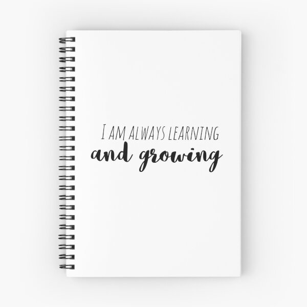 Item preview, I Am Always Learning and Growing – Affirmation – Evolving Mind Typography Design designed and sold by Camila  Ardila.