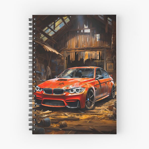 Item preview, Vivid Sports Car Shines in Rustic Warehouse Scene designed and sold by RevUpDesign.