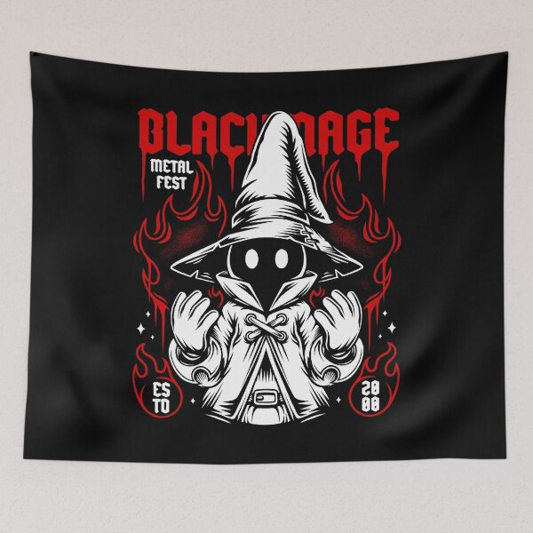 Item preview, Black Mage Metal Fest designed and sold by AlundrART.