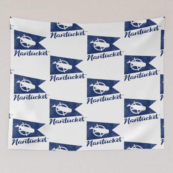 Item preview, Flag of Nantucket – Nautical Island Flag Design designed and sold by LuxeGraphix.