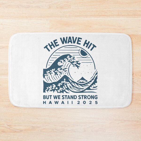 Item preview, The Wave Hit But We Stand Strong Hawaii Tsunami 2025 Vintage Graphic designed and sold by ivotee.