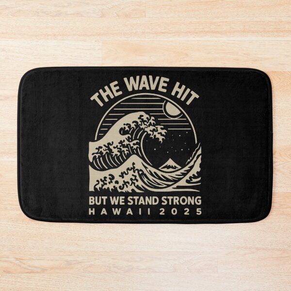Item preview, The Wave Hit But We Stand Strong Hawaii Tsunami 2025 Vintage Graphic designed and sold by ivotee.