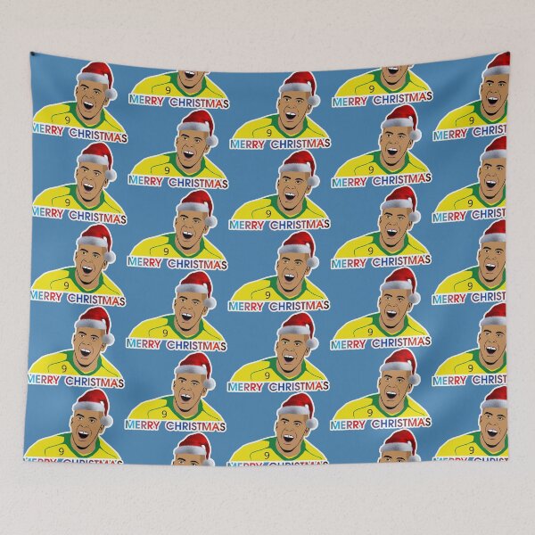 Item preview, Ronaldo Christmas illustration designed and sold by ZooStateofMind.