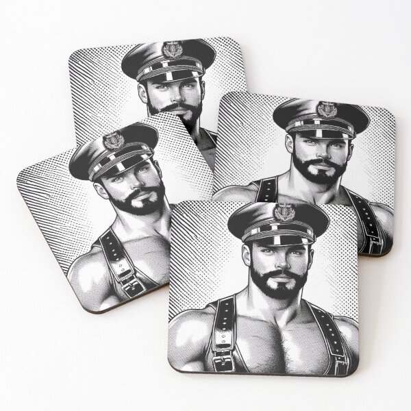 Item preview, Gay Gods - Captain San Francisco Leather Bar Pride Graphic Design designed and sold by ItsAKinkThing.
