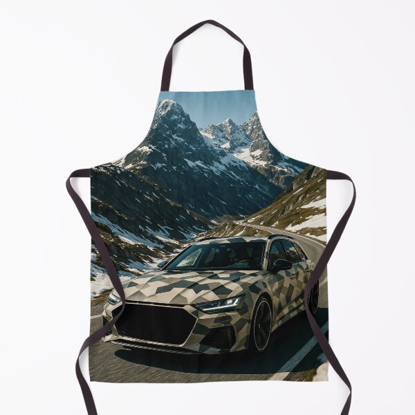 Item preview, Camouflaged Performance Car Conquers Alpine Pass designed and sold by RevUpDesign.