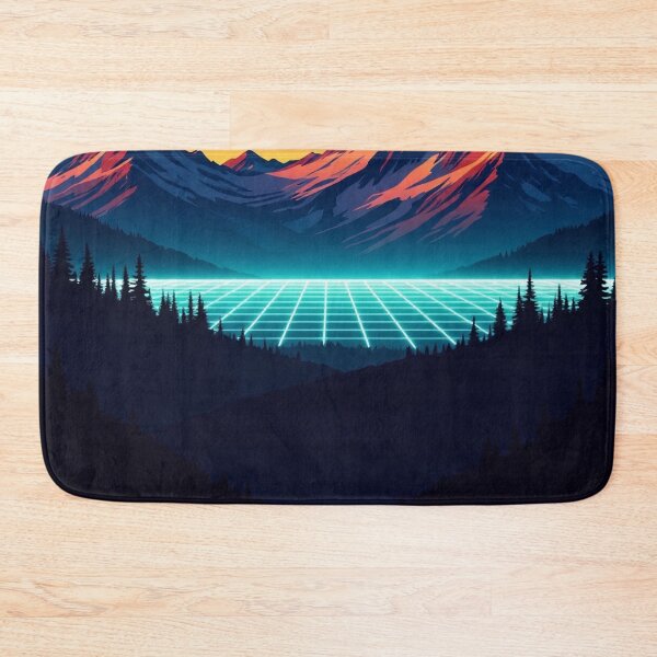 Item preview, Neon Mountains | Colorful Abstract designed and sold by Esterlane.