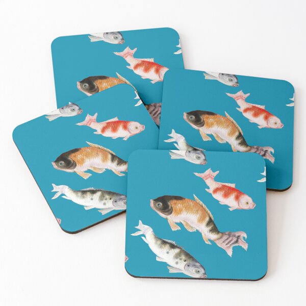 Item preview, Whimsical Koi Fish Parade Watercolor Illustration designed and sold by Julian Eickhoff.