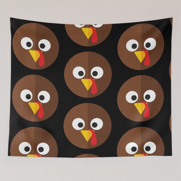 Item preview, Cute Cartoon Turkey Face Thanksgiving designed and sold by Tigerr3g.
