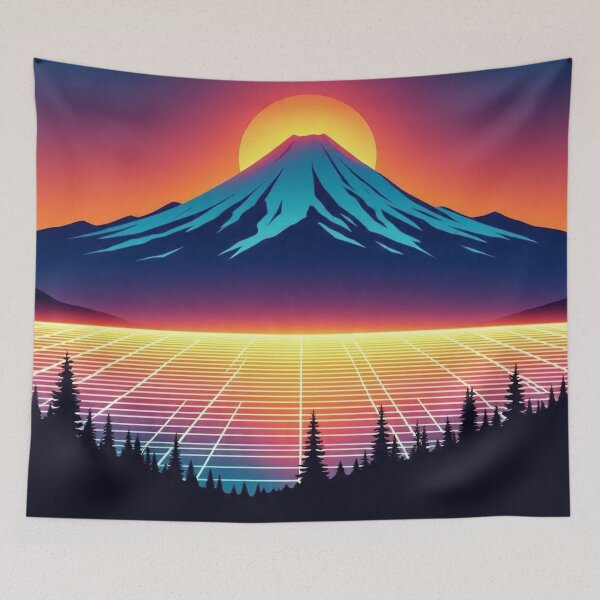 Item preview, Plasmatic Mountain | Futuristic Abstract designed and sold by Esterlane.