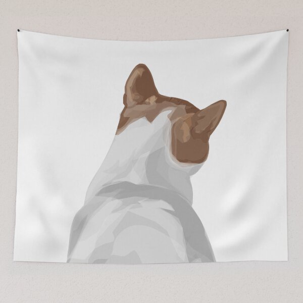Item preview, The Backside of Calm.White Cat. designed and sold by Bambooartist.