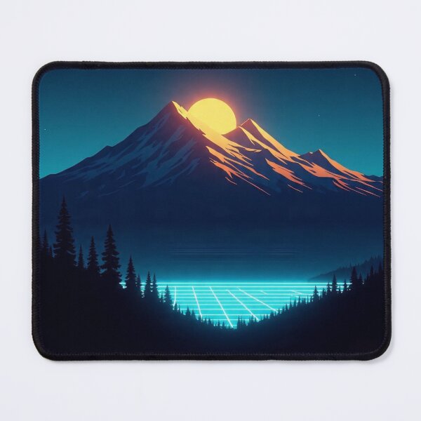 Item preview, Synthwave Peak | Nature Abstract designed and sold by Esterlane.