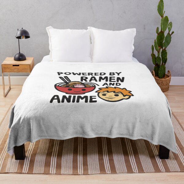 Item preview, Powered by Ramen and Anime – Cute Kawaii Bowl and Otaku Design designed and sold by musabadam2013.