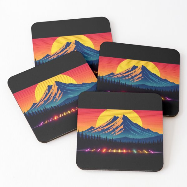 Item preview, Retro Mountain Peak | Nature Abstract designed and sold by Esterlane.