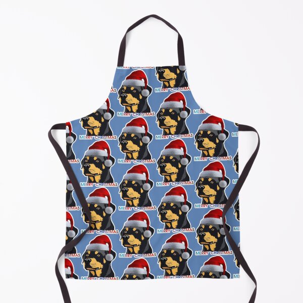 Item preview, Rottweiler Christmas illustration designed and sold by ZooStateofMind.