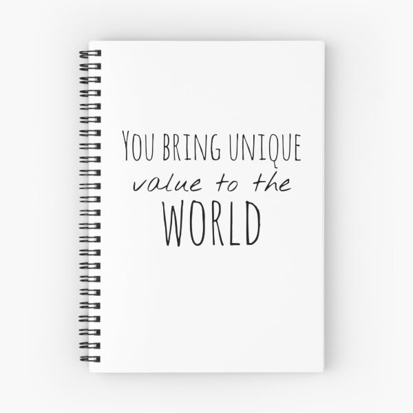 Item preview, You Bring Unique Value to the World – Affirmation – Celebrate Individuality Design designed and sold by Camila  Ardila.
