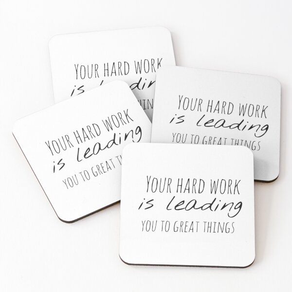 Item preview, Your Hard Work Is Leading You to Great Things – Affirmation – Motivational Hustle Design designed and sold by Camila Ardila.