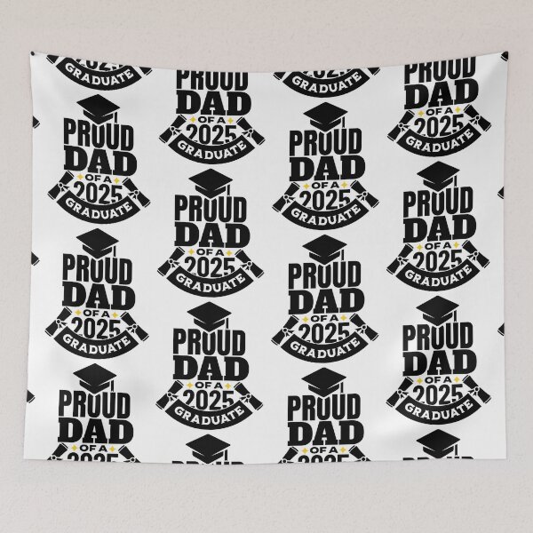 Item preview, Proud Dad of a 2025 Graduate – Graduation Year designed and sold by LuxeGraphix.
