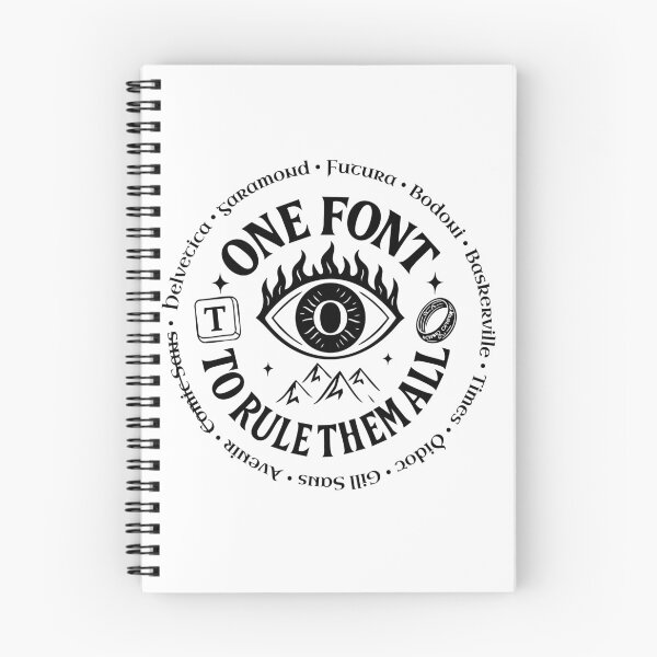 Item preview, One Font to Rule Them All – Typography Design designed and sold by TheBrightDuck.