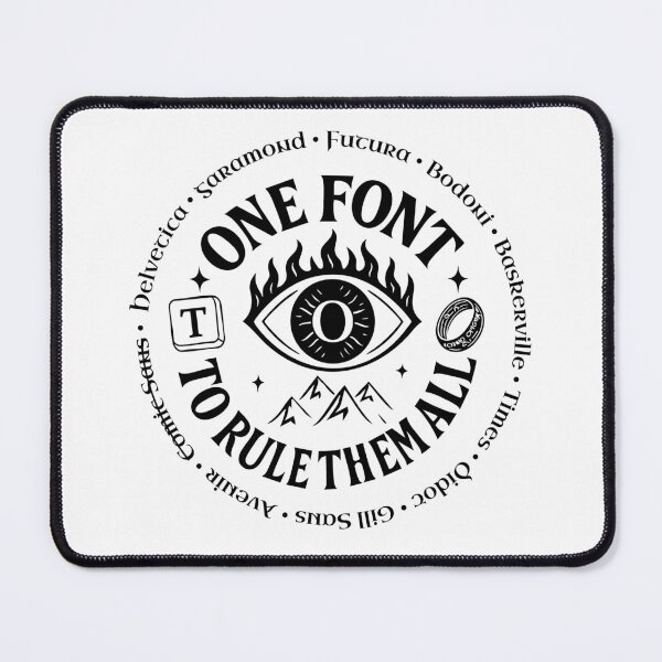 Item preview, One Font to Rule Them All – Typography Design designed and sold by TheBrightDuck.