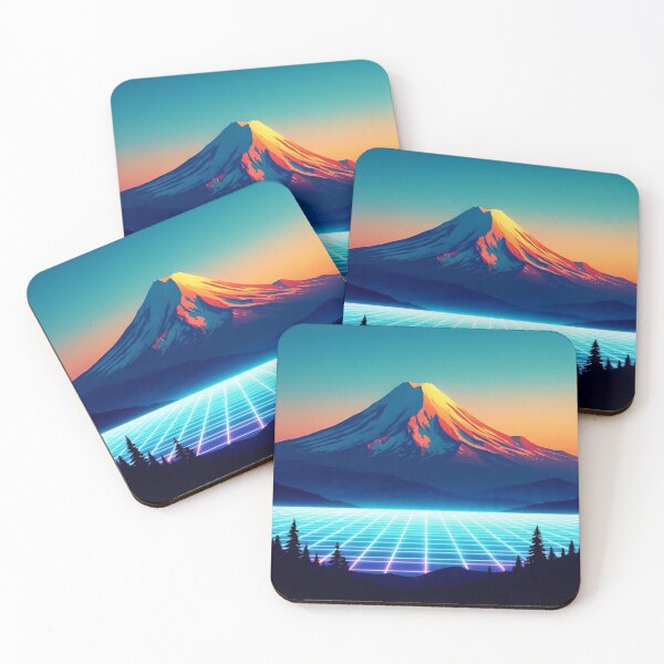 Item preview, Blue Grid Mountain Abstract designed and sold by Esterlane.