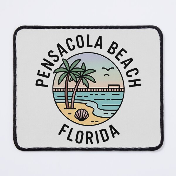 Item preview, Pensacola Beach Florida Minimalist Beach Life Line Art Sticker designed and sold by Horizon Tales.