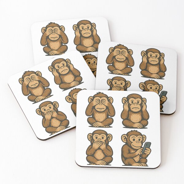 Item preview, The Four Wise Monkeys 2.0 designed and sold by ilmagatPSCS2.
