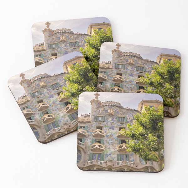 Item preview, Casa Batlló skull balconies and quirky roof. Barcelona designed and sold by bailey-cooper.