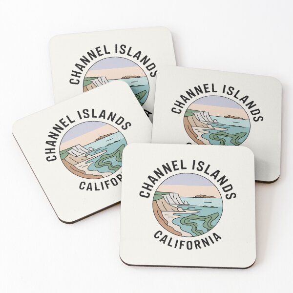 Item preview, Channel Islands National Park Minimalist Line Art Badge – Collector Sticker designed and sold by Horizon Tales.