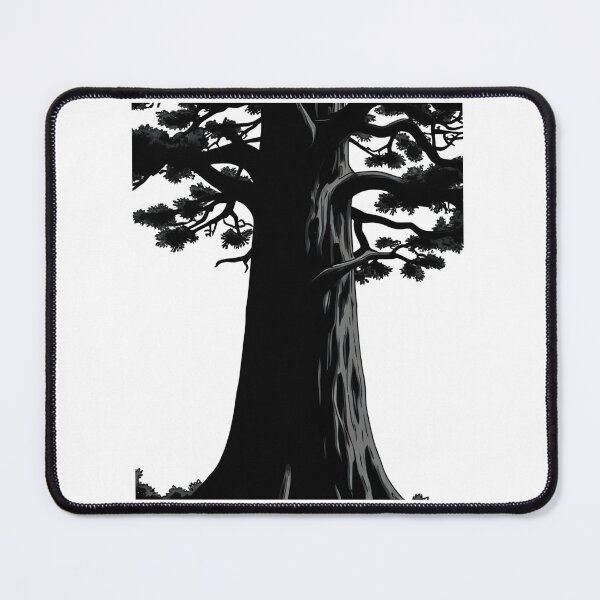 Item preview, Redwood Giant – Minimal Tree Trunk Silhouette designed and sold by KoalaCrafted.