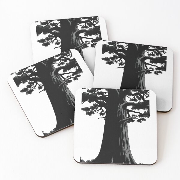 Item preview, Redwood Giant – Minimal Tree Trunk Silhouette  designed and sold by KoalaCrafted.