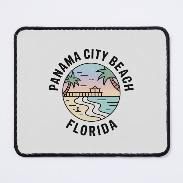 Item preview, Panama City Beach Minimalist Line Art Badge – Pier & Palms Sticker designed and sold by Horizon Tales.