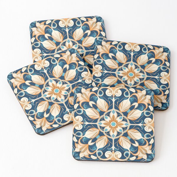 Item preview, Patrón floral de mandala arabesco designed and sold by HasHs.