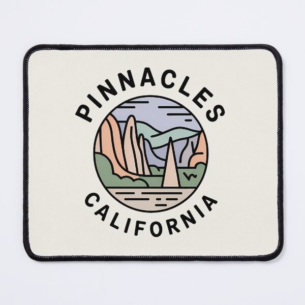 Item preview, Pinnacles National Park Minimalist Line Art Badge – Collector Sticker designed and sold by Horizon Tales.