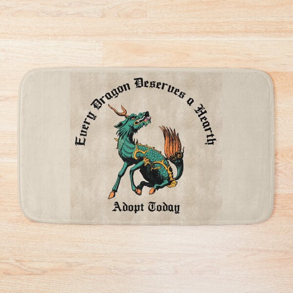 Item preview, EVERY DRAGON DESERVES A HEARTH / ADOPT TODAY designed and sold by birdgoatman.