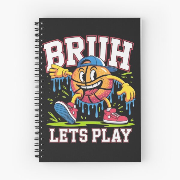 Item preview, BRUH, LET'S PLAY,basketball designed and sold by DesignNadine.
