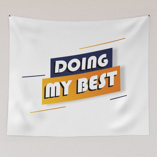 Item preview, Doing My Best Positive Affirmation Design | Motivational Self Growth Quote designed and sold by ArtsyExplorer.