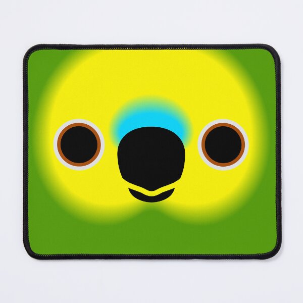 Item preview, The face of a Blue-fronted amazon designed and sold by INKOYADO.