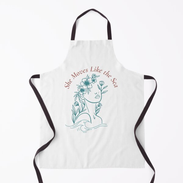 Item preview, She Moves Like the Sea – Boho Coastal Feminine Quote Design designed and sold by bobparduephoto.