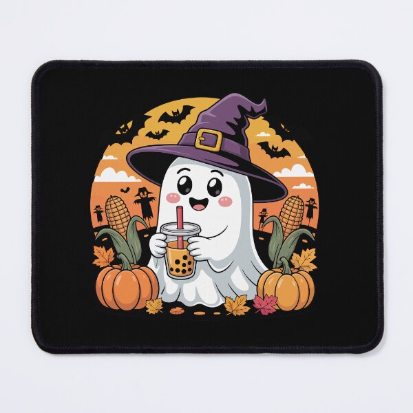 Item preview, ghost with bobble tea designed and sold by jkrphoto.