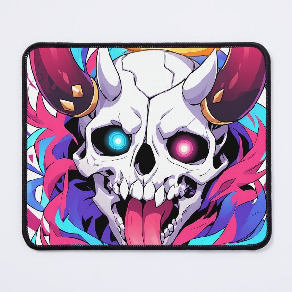 Item preview, Demonic Skull Aura – Neon Graffiti Anime Art designed and sold by aigoar.