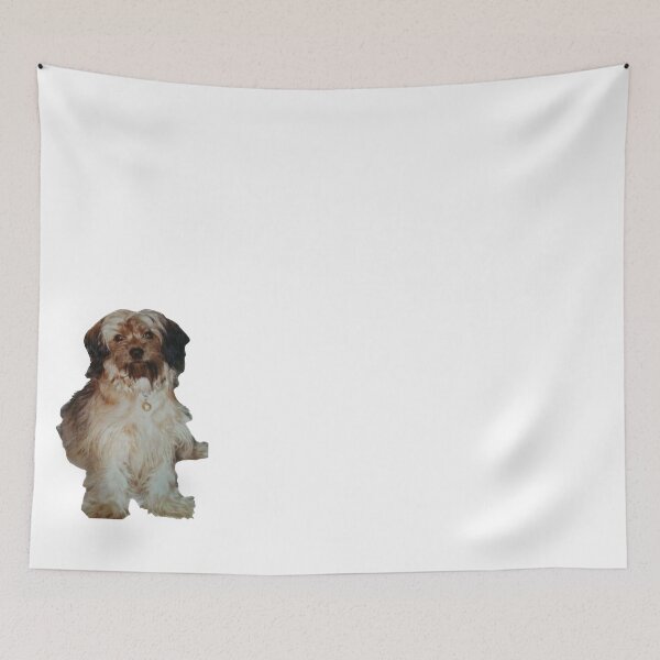 Item preview, Best friend, portrait of a dog, A small brown dog sitting down designed and sold by pipikijung.