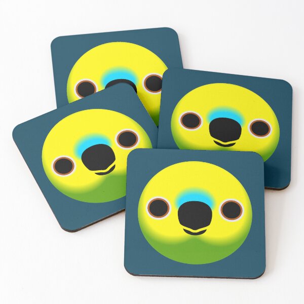 Item preview, The face of a Blue-fronted amazon designed and sold by INKOYADO.