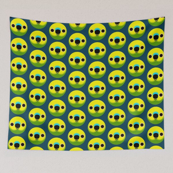 Item preview, The face of a Blue-fronted amazon designed and sold by INKOYADO.