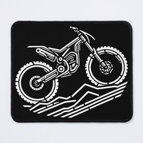 Item preview, Off-Road Motocross – Minimalist Trail Rider Art designed and sold by Color-Made.