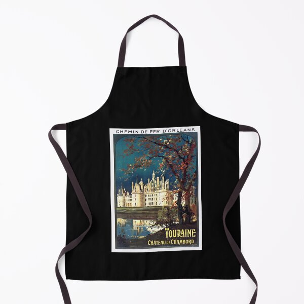 Item preview, Vintage Travel Poster | Chemin de Fer d'Orléans | Château de Chambord | Touraine France | Autumn Colors | French Renaissance Art designed and sold by artofuniverse.