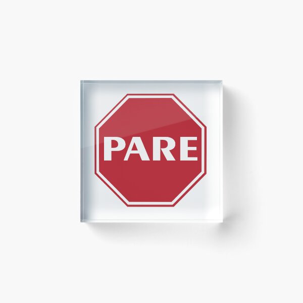 Item preview, Placa de transito Brasil -  PARE vermelha designed and sold by GirlaineSQ.