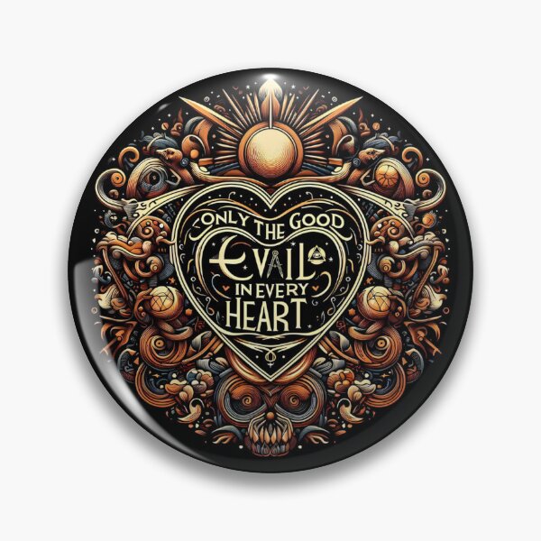 Item preview, Mystic Heart Allegory Skull Eye Sun designed and sold by Voodoo Store Paranormal Collections.