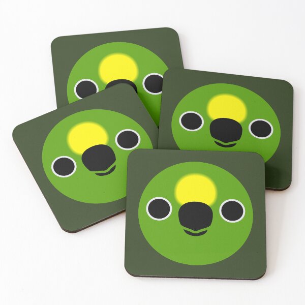 Item preview, The face of a Yellow-crowned amazon designed and sold by INKOYADO.